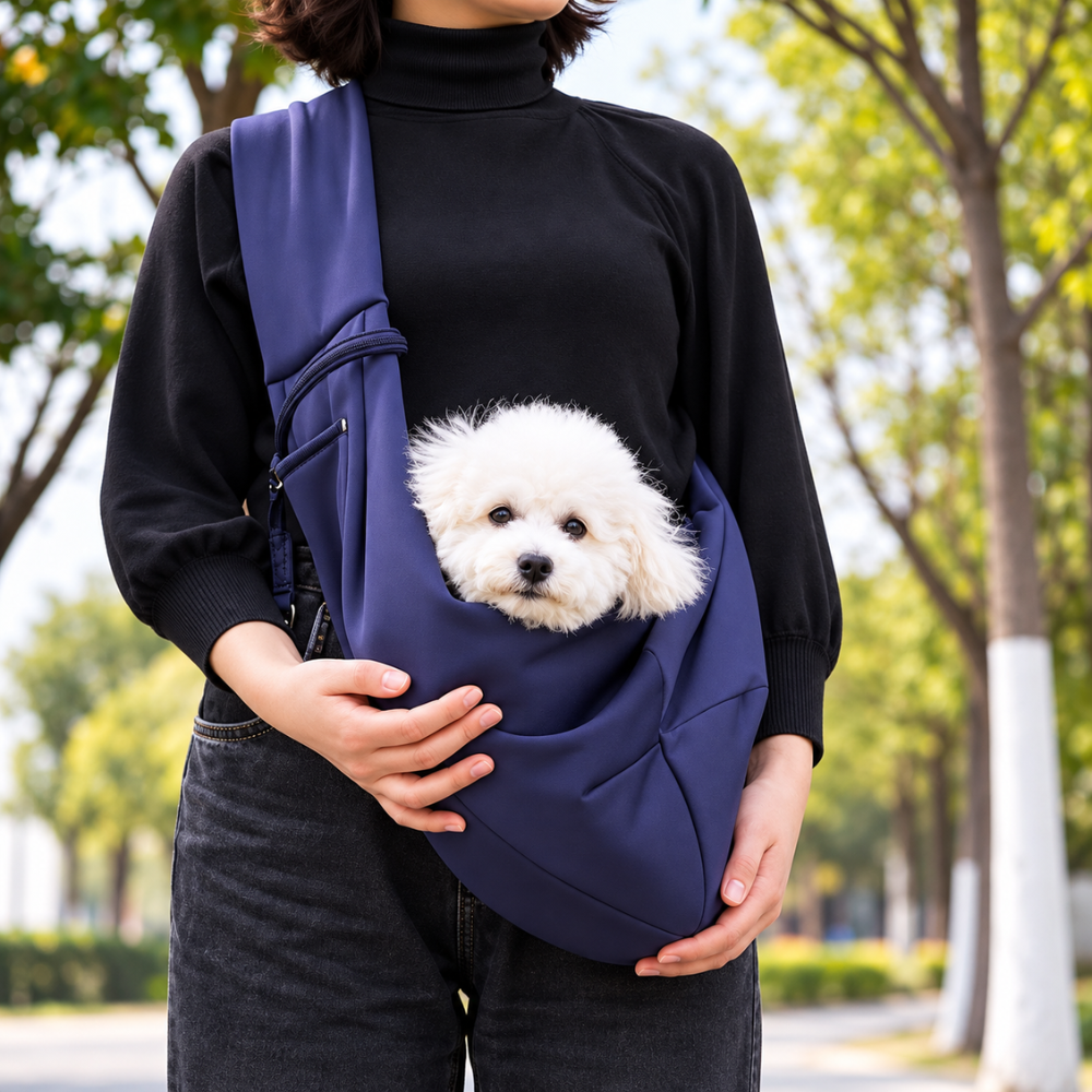 CozyPaws Crossbody Pet Carrier