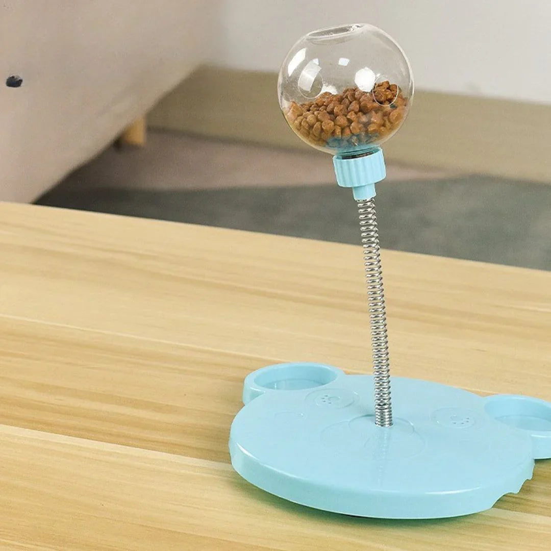 Wobbly dog treat toy