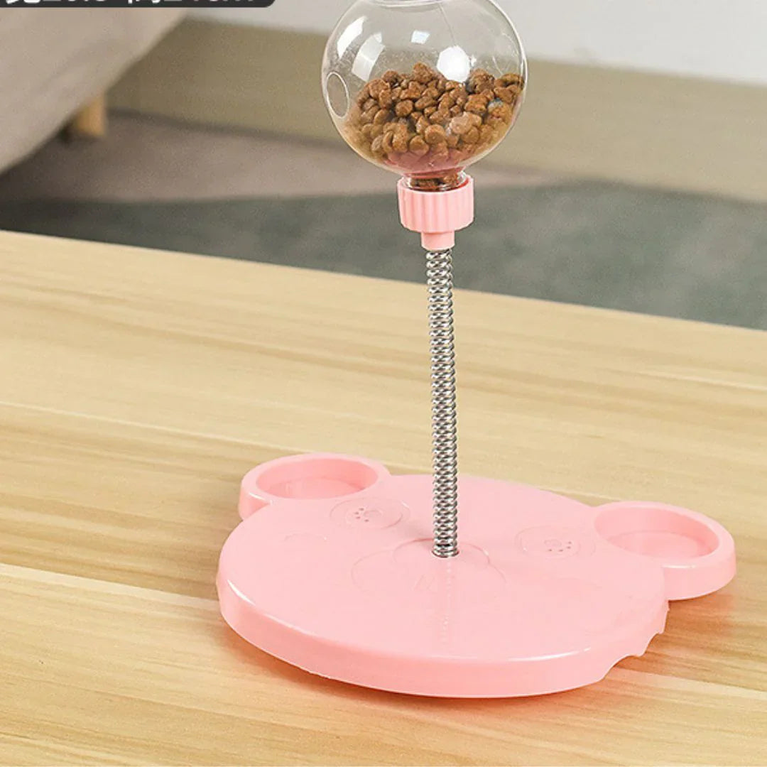 Wobbly dog treat toy