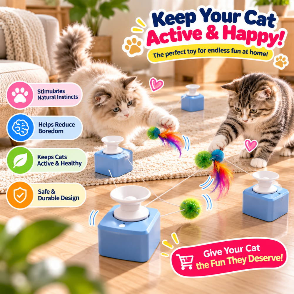 FeatherChase Automatic Cat Toy