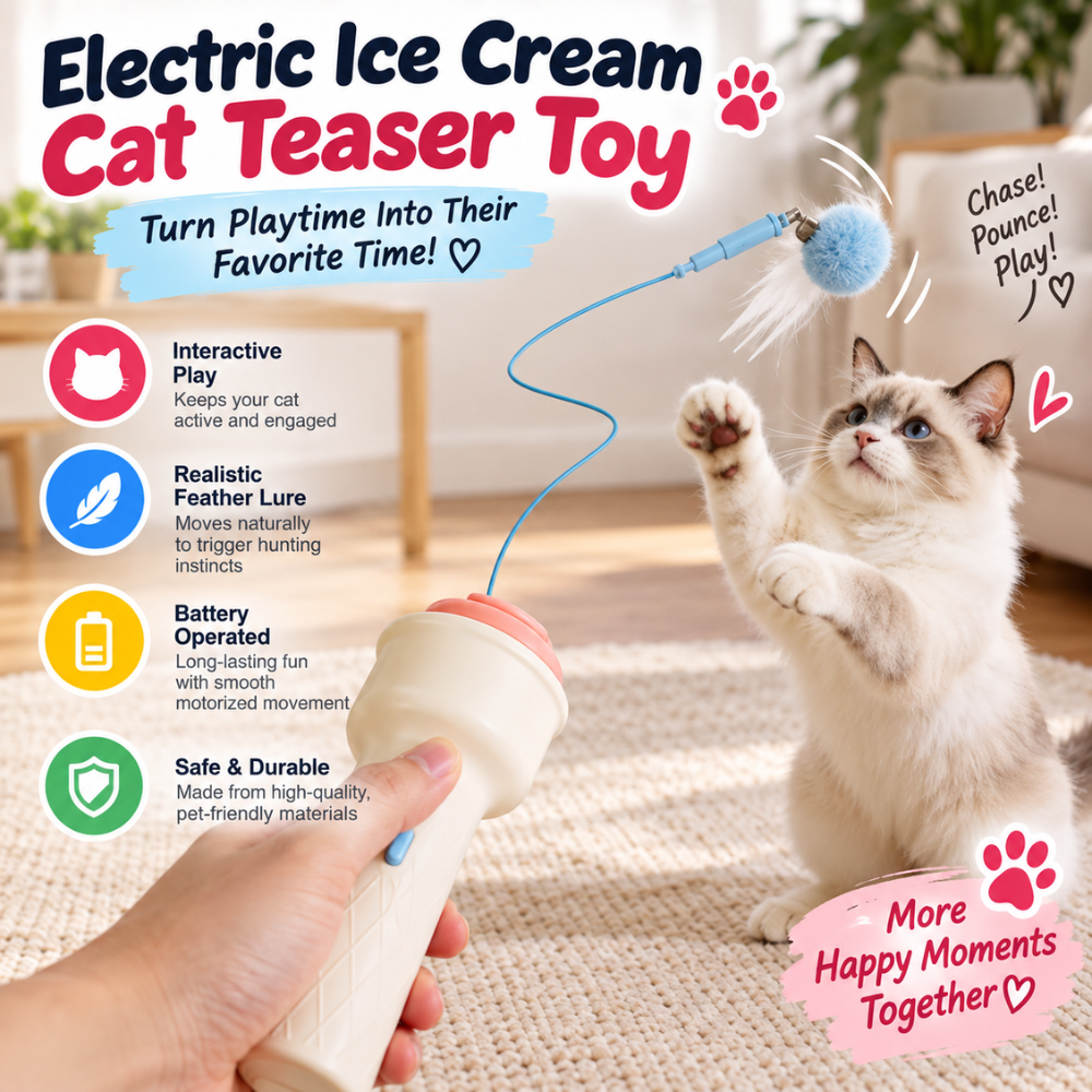PouncePlay Electric Cat Teaser