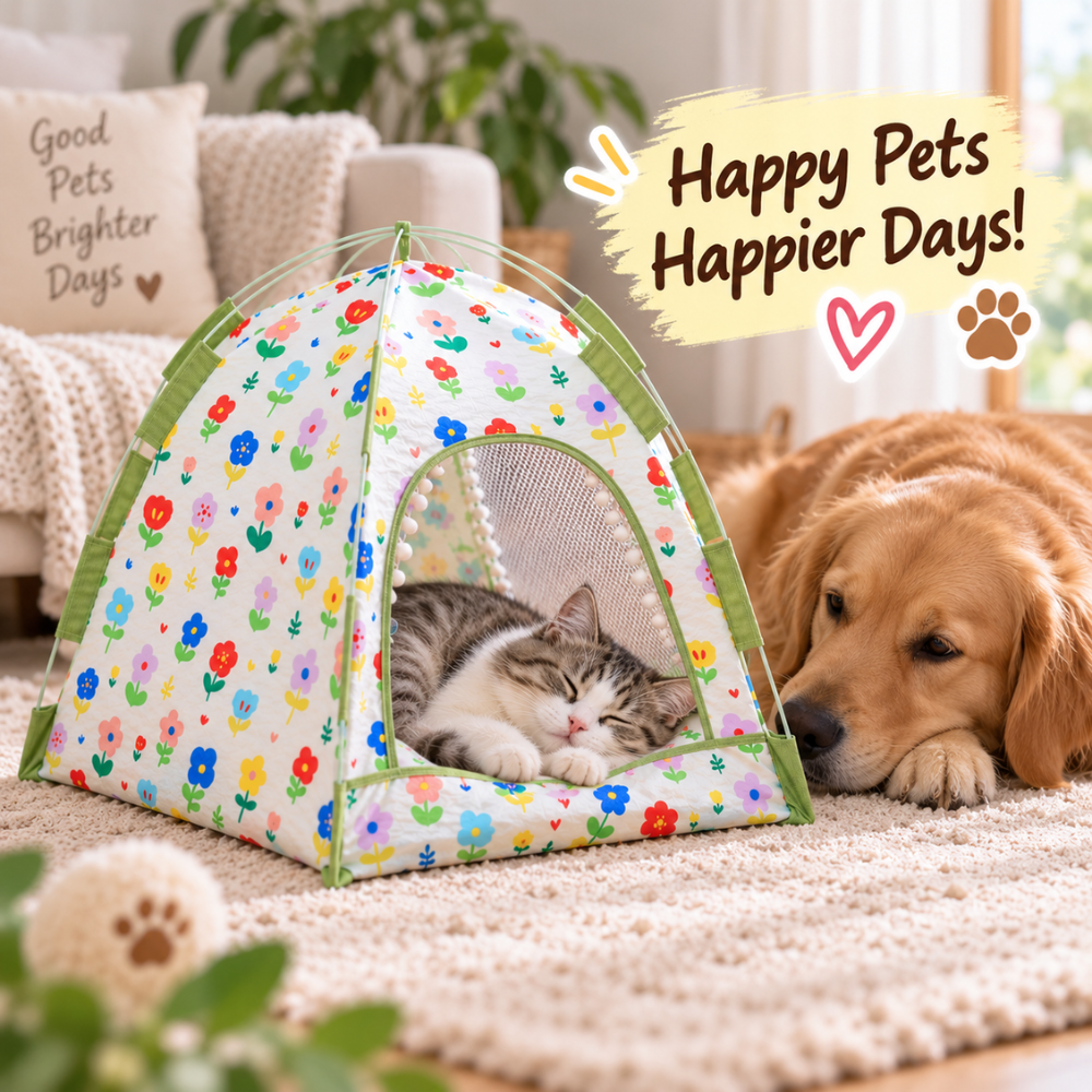 BloomBreeze Cooling Pet Tent