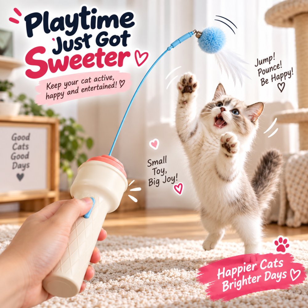 PouncePlay Electric Cat Teaser