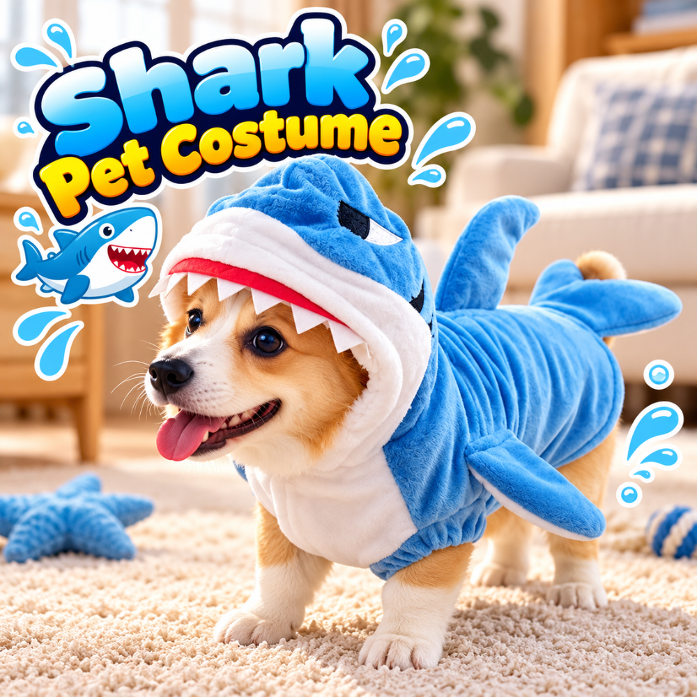 SharkBuddy Plush Pet Costume