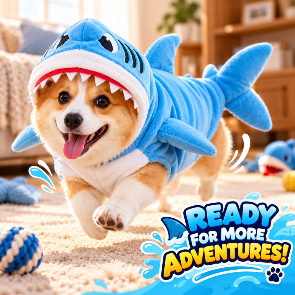 SharkBuddy Plush Pet Costume