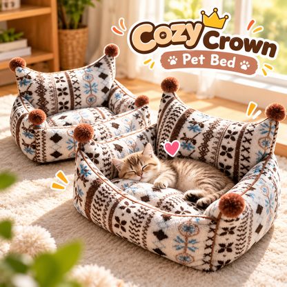 CozyNest Plush Pet Sofa Bed