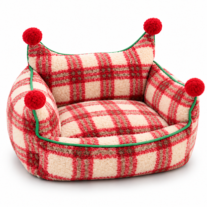 CozyNest Plush Pet Sofa Bed