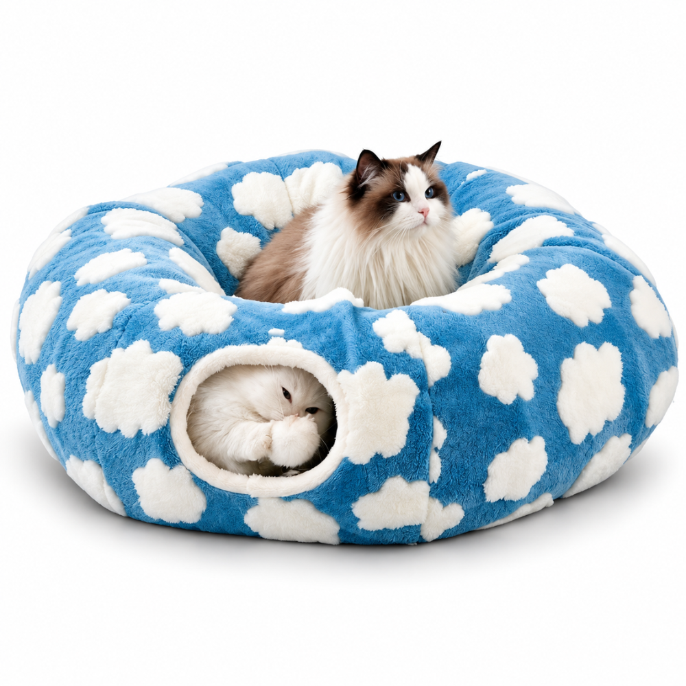 CozyTunnel Donut Pet Bed