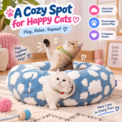 CozyTunnel Donut Pet Bed