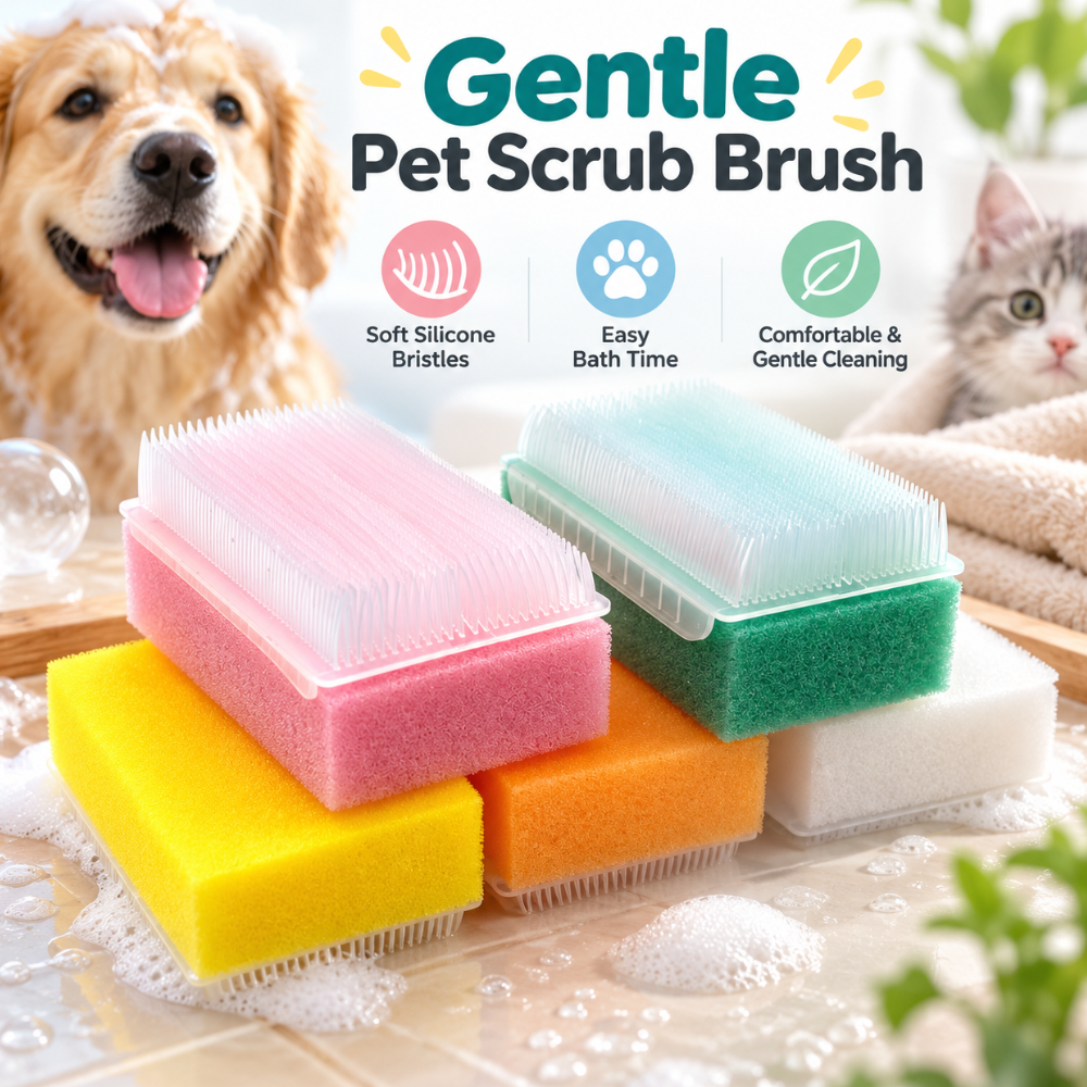 FurClean Sponge Scrub Brush