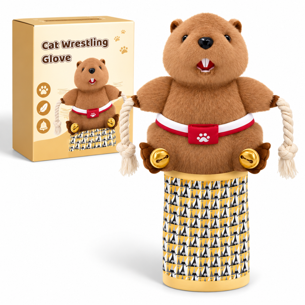 PawPals Cat Wrestling Glove Toy