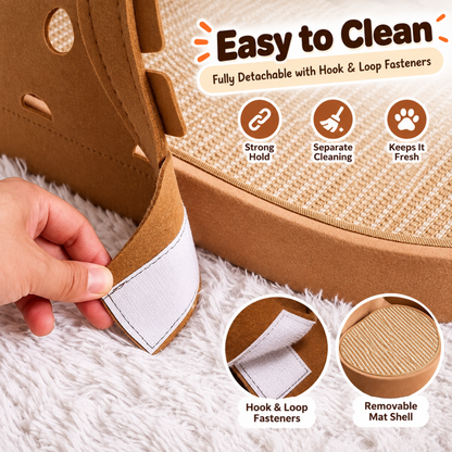 CozySlipper Cat Bed & Scratcher