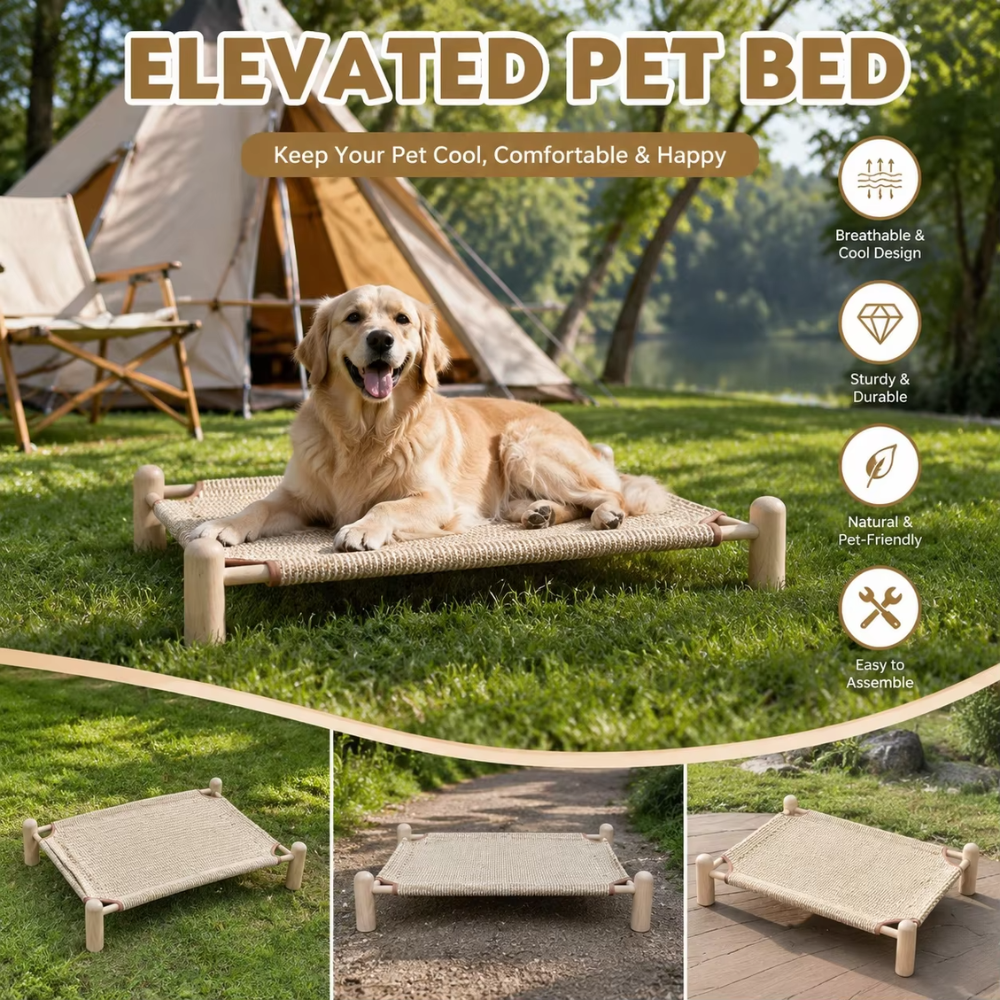 BreezyRest Raised Pet Bed
