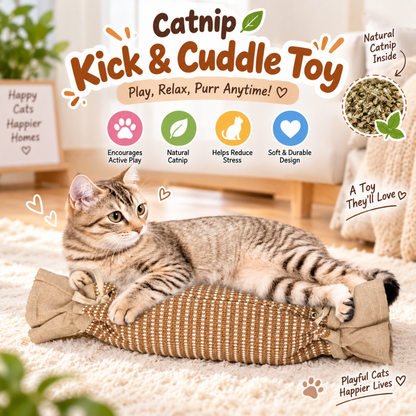 Catnip Candy Roll Cat Toy