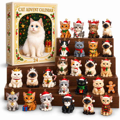 MerryPaws Cat Ornament Advent Calendar