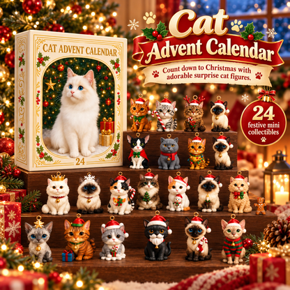 MerryPaws Cat Ornament Advent Calendar