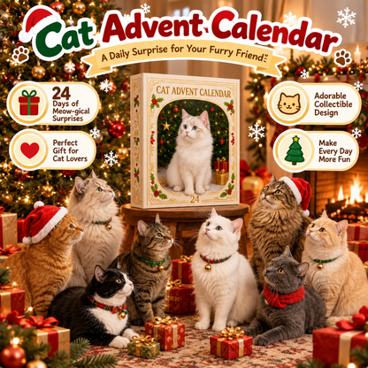 MerryPaws Cat Ornament Advent Calendar