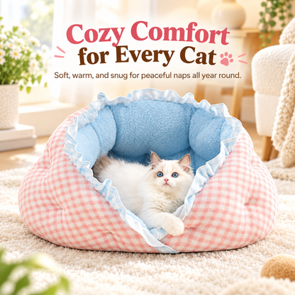 CozyNest Cat Sleeping Bed