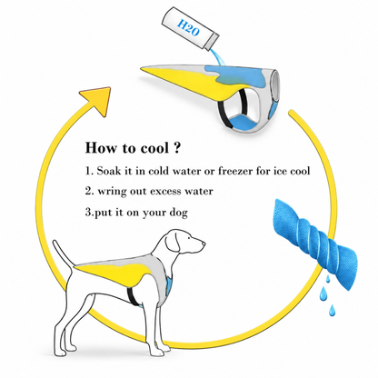 CoolPaws Cooling Vest Harness