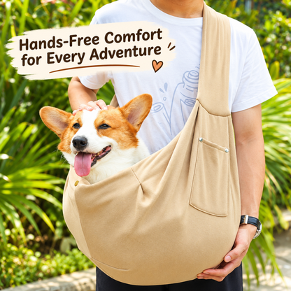 CozyPaws Crossbody Pet Carrier