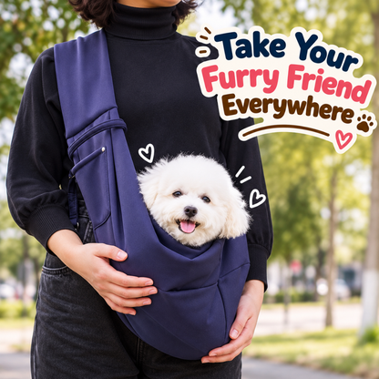 CozyPaws Crossbody Pet Carrier