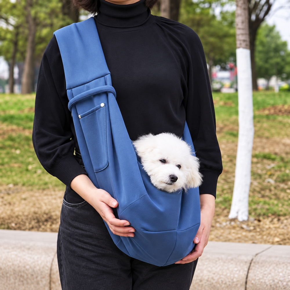 CozyPaws Crossbody Pet Carrier