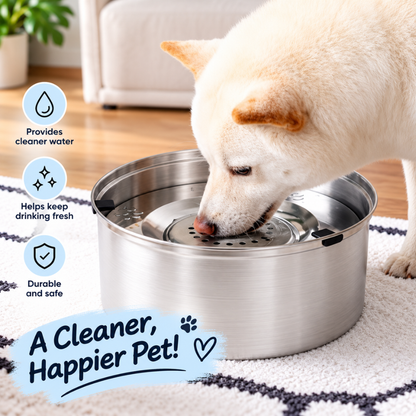 FloatSip Pet Water Bowl