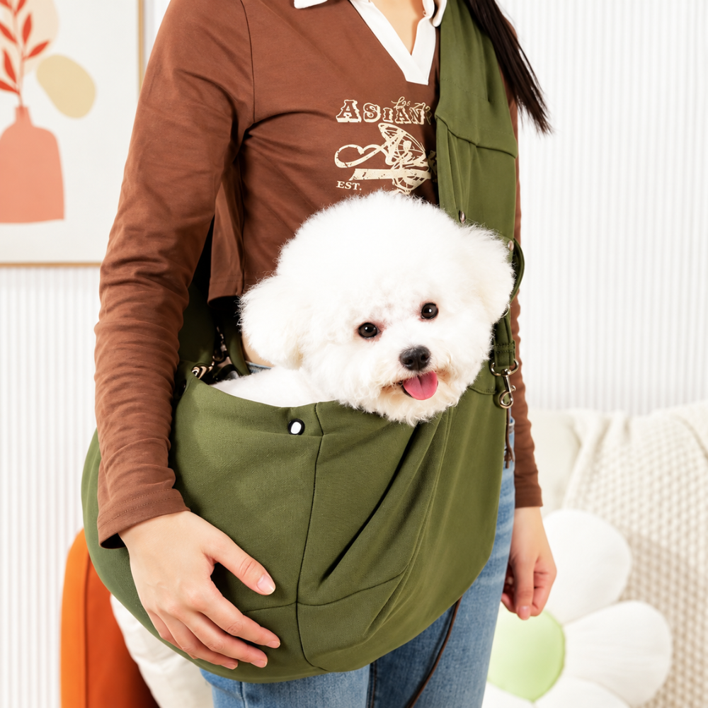 CozyPaws Crossbody Pet Carrier