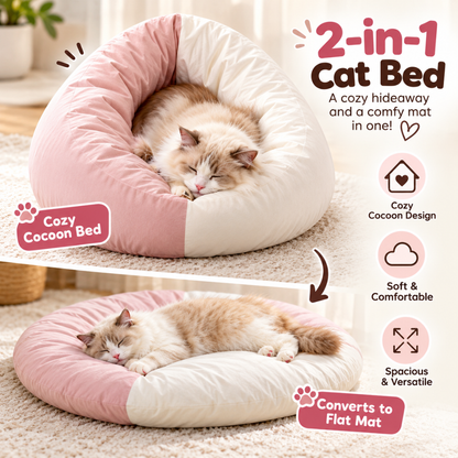 CozyCave Triangle Cat Bed