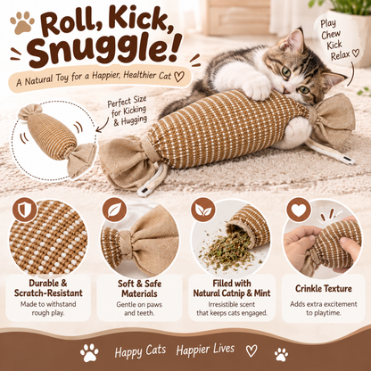 Catnip Candy Roll Cat Toy