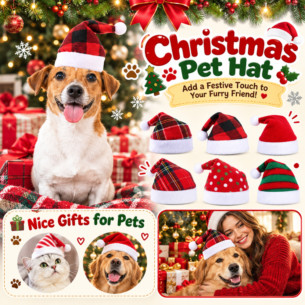 JollyPaws Christmas Santa Hats