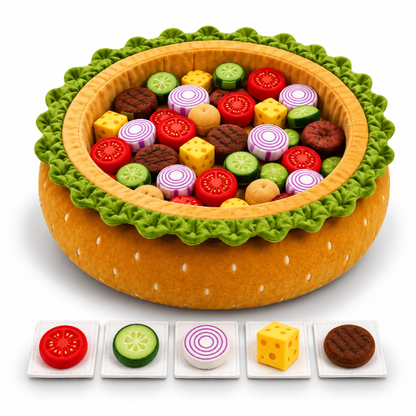 BurgerBowl Foraging Dog Bed