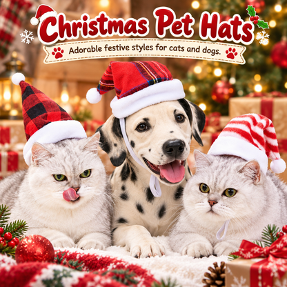 JollyPaws Christmas Santa Hats