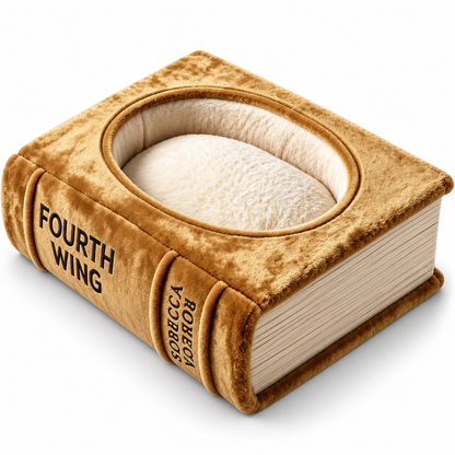 CozyBook Plush Cat Bed