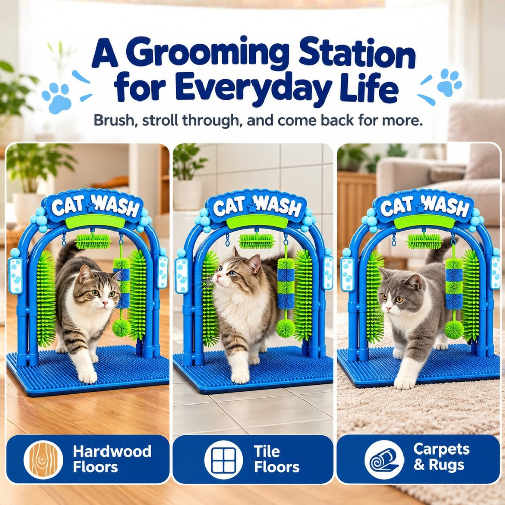 Cat Wash Grooming Station