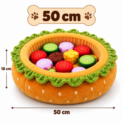 BurgerBowl Foraging Dog Bed