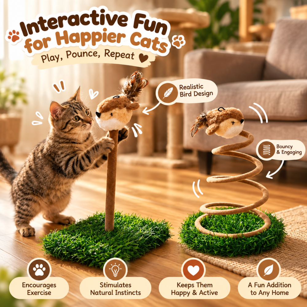 SpringBird Interactive Pet Toy