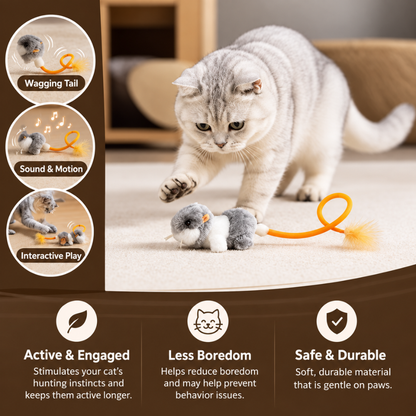 FlapMouse Interactive Cat Toy