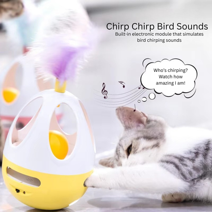 FeatherFizz Wobble Toy