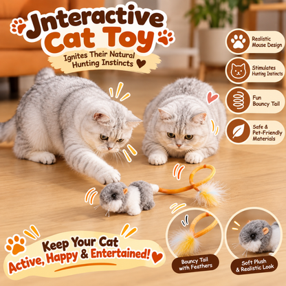 FlapMouse Interactive Cat Toy