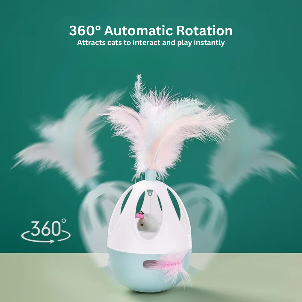 FeatherFizz Wobble Toy