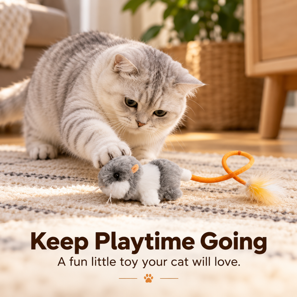 FlapMouse Interactive Cat Toy