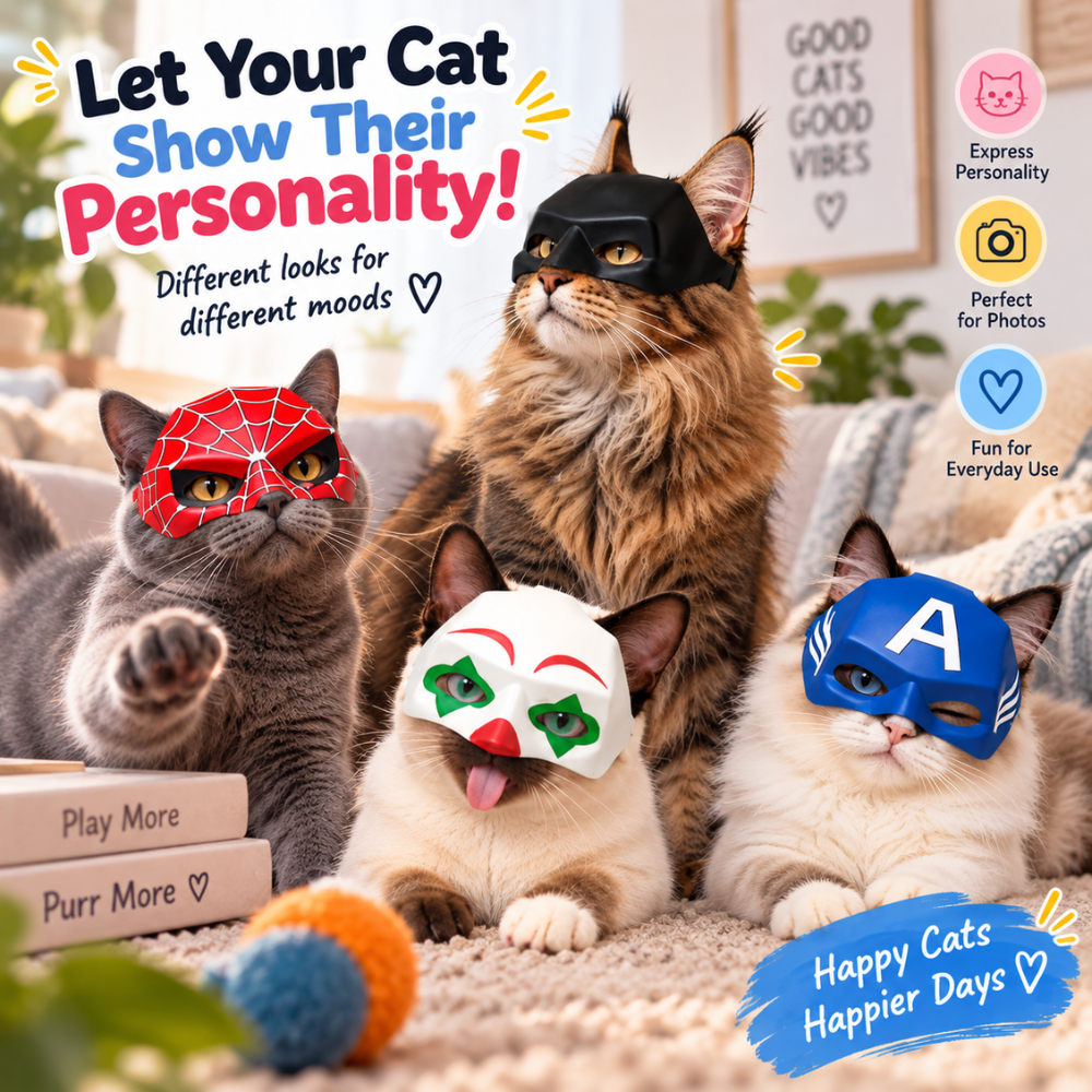 WebHero Cat Costume Mask