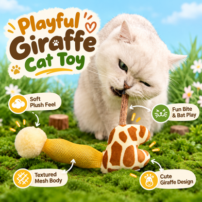 Giraffe Catnip Play Toy