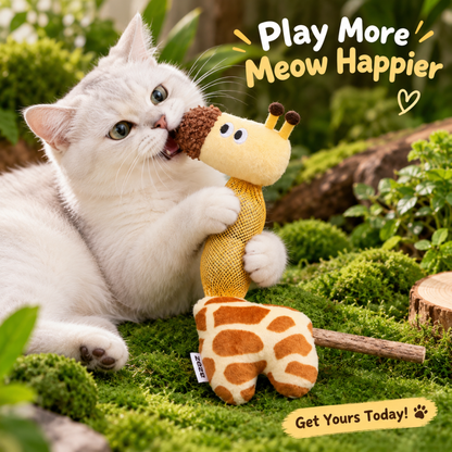 Giraffe Catnip Play Toy