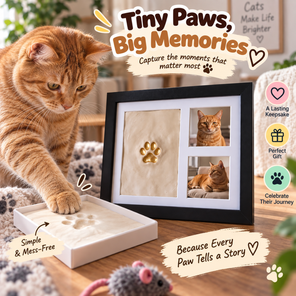 PawPrint Pet Keepsake Photo Frame