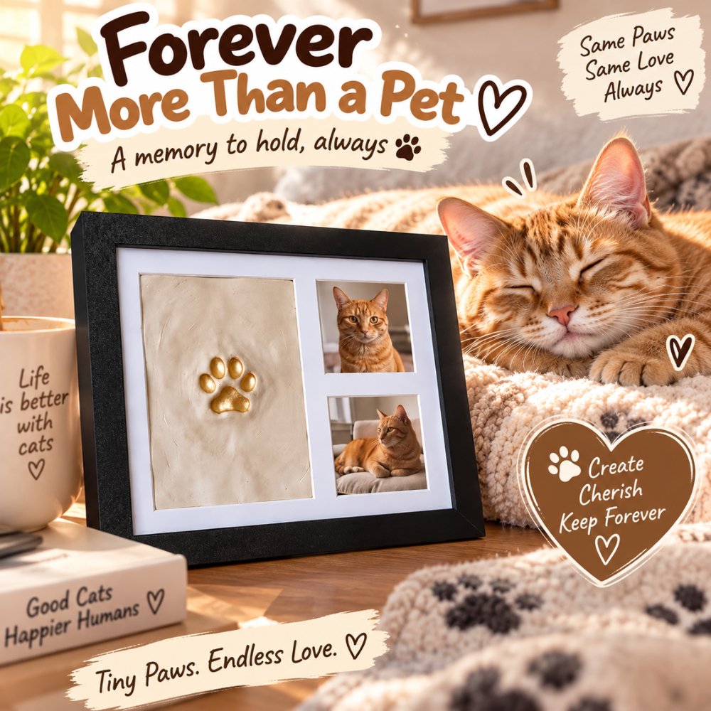 PawPrint Pet Keepsake Photo Frame