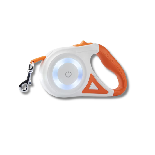 GlowStride Retractable Leash