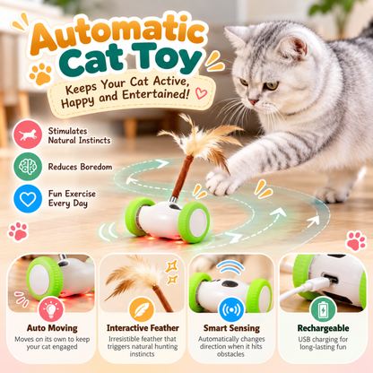 PurrChase Automatic Rolling Cat Toy