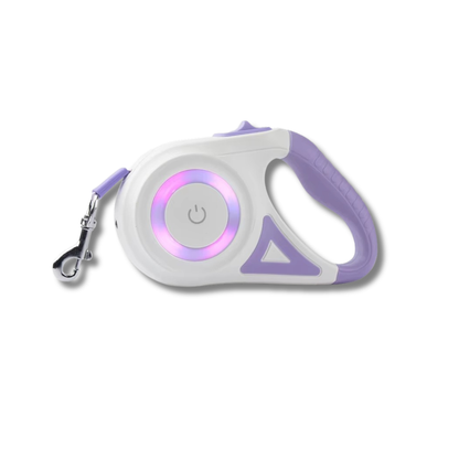 GlowStride Retractable Leash
